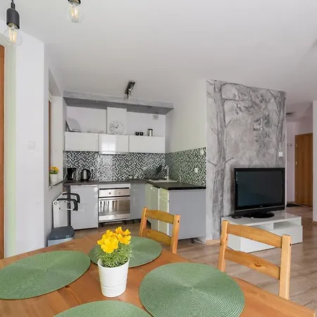 شقة Strumykowy Zakatek - W Centrum Z Prywatnym Parkingiem - Space كارباش